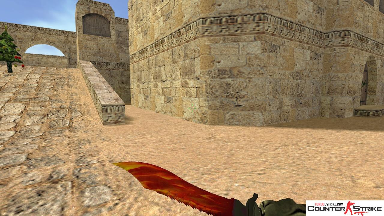 Модель ножа HD «Bowie Knife - Blaze» для CS 1.6
