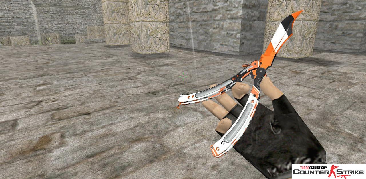Модель ножа HD «Butterfly Knife - Asimov» для CS 1.6