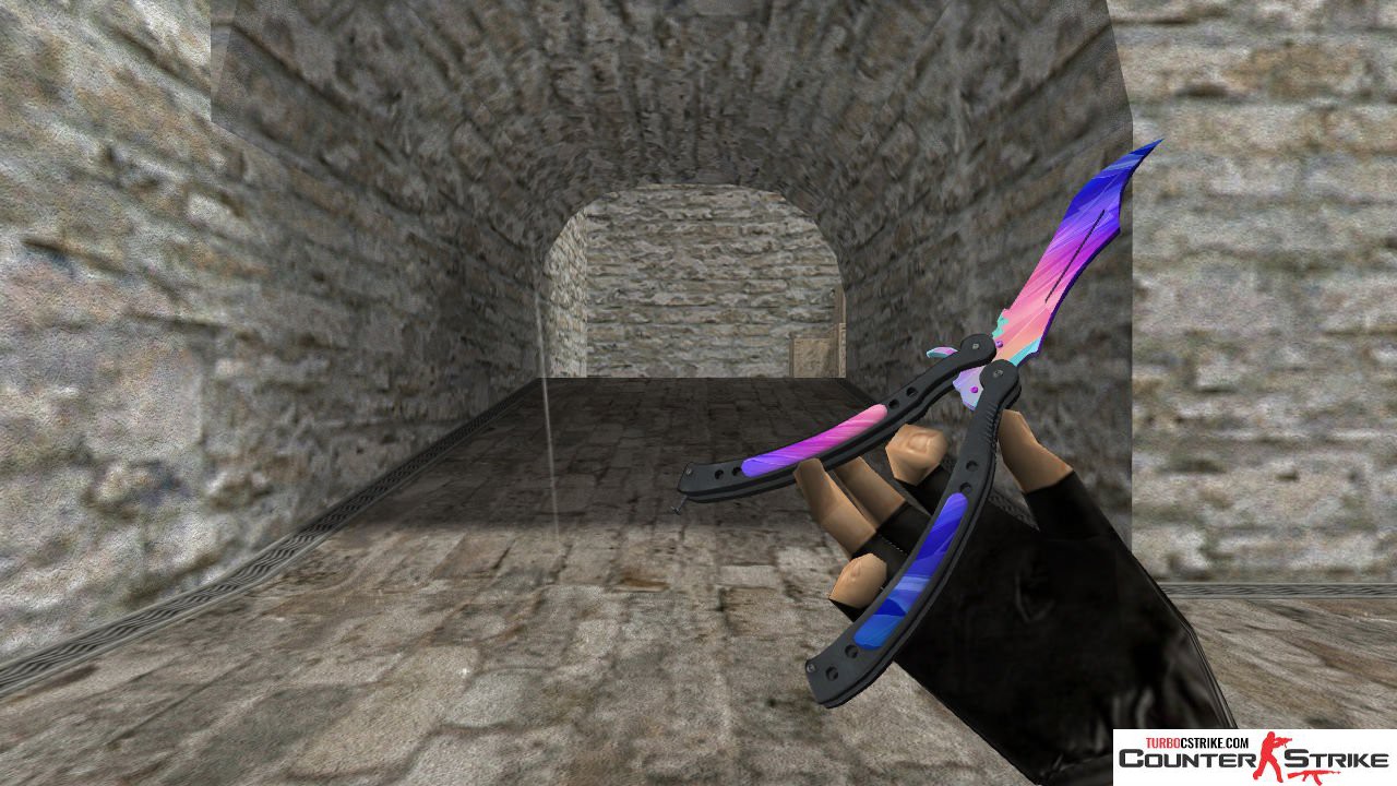 Модель ножа HD «Butterfly Knife - Lite» для CS 1.6