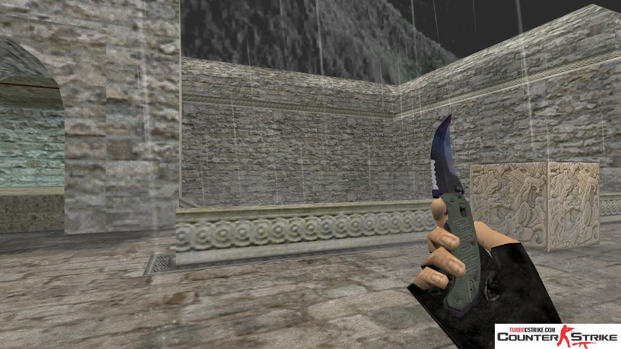 Модель ножа HD «Flip Knife - Black Pearl» для CS 1.6