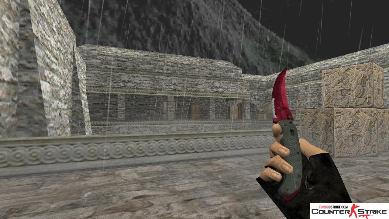 Модель ножа HD «Flip Knife - Gamma Doppler Ruby» для CS 1.6