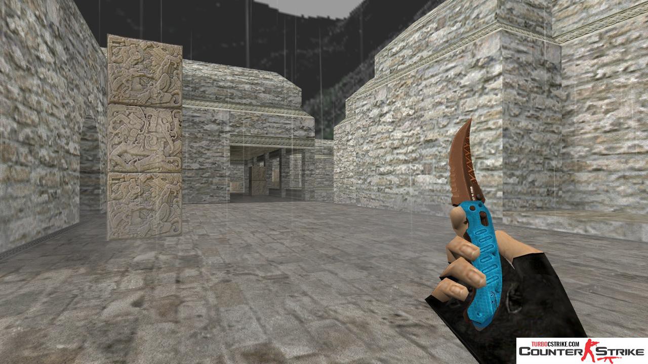 Модель ножа HD «Flip Knife - Royal Blue» для CS 1.6