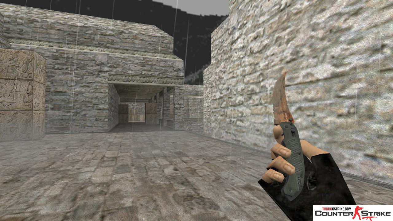 Модель ножа HD «Flip Knife - Rust and Dirt» для CS 1.6