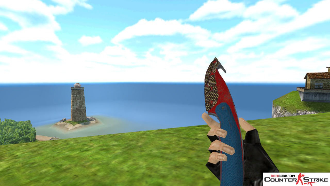 Модель ножа HD «Gut Knife - Project X» для CS 1.6