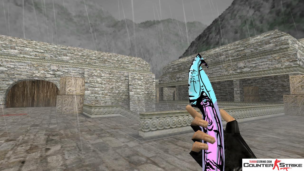 Модель ножа HD «Gut Knife - Slice» для CS 1.6