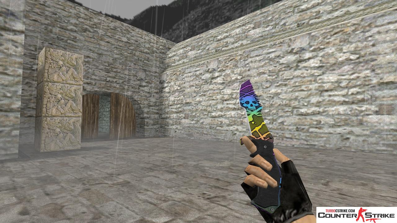 Модель ножа HD «Huntsman - Acid Etched» для CS 1.6