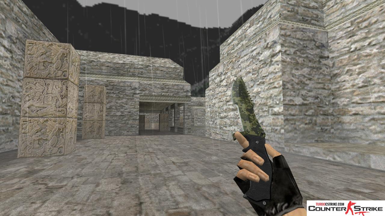 Модель ножа HD «Huntsman - Boreal Forest v2» для CS 1.6