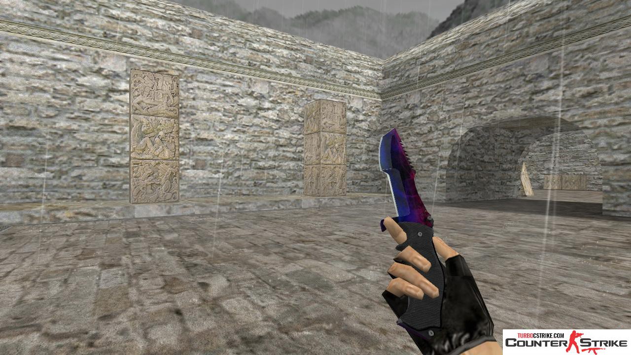 Модель ножа HD «Huntsman - Doppler Phase 2» для CS 1.6
