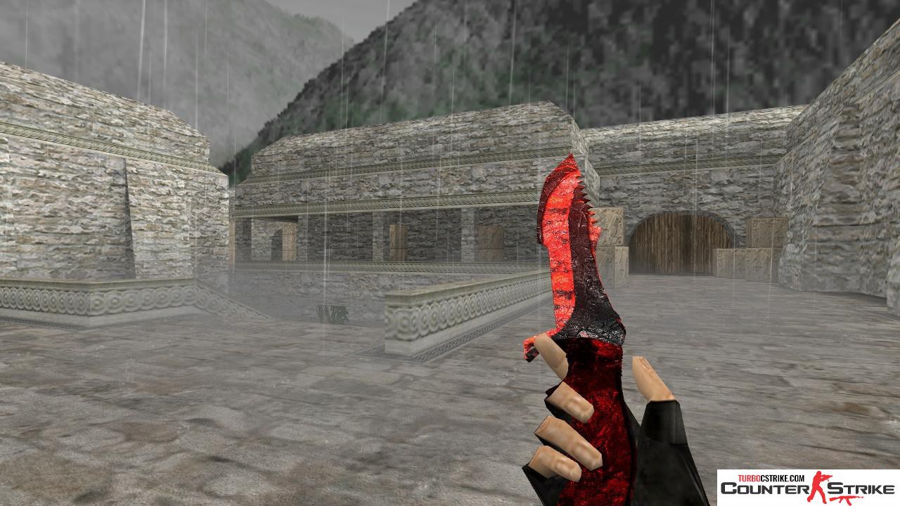 Модель ножа HD «Huntsman - Vampire» для CS 1.6