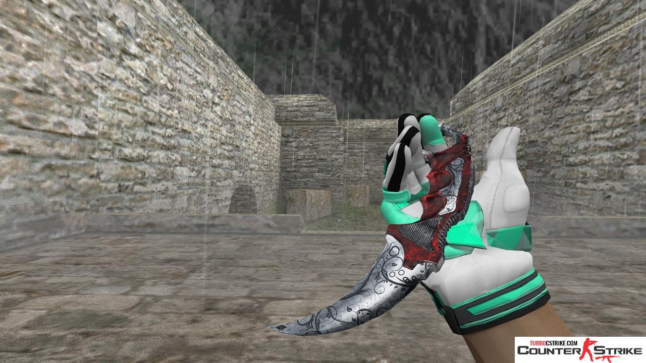 Модель ножа HD «Karambit - ABSTR» для CS 1.6