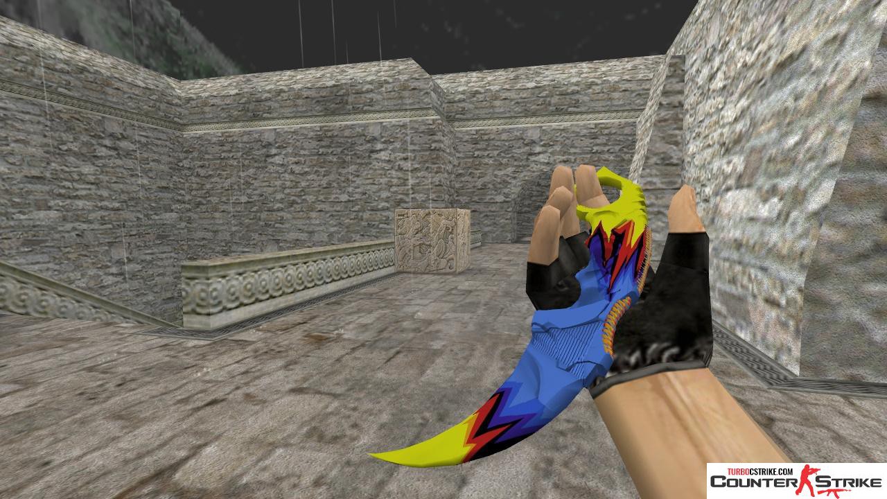 Модель ножа HD «Karambit - Discontinuity» для CS 1.6