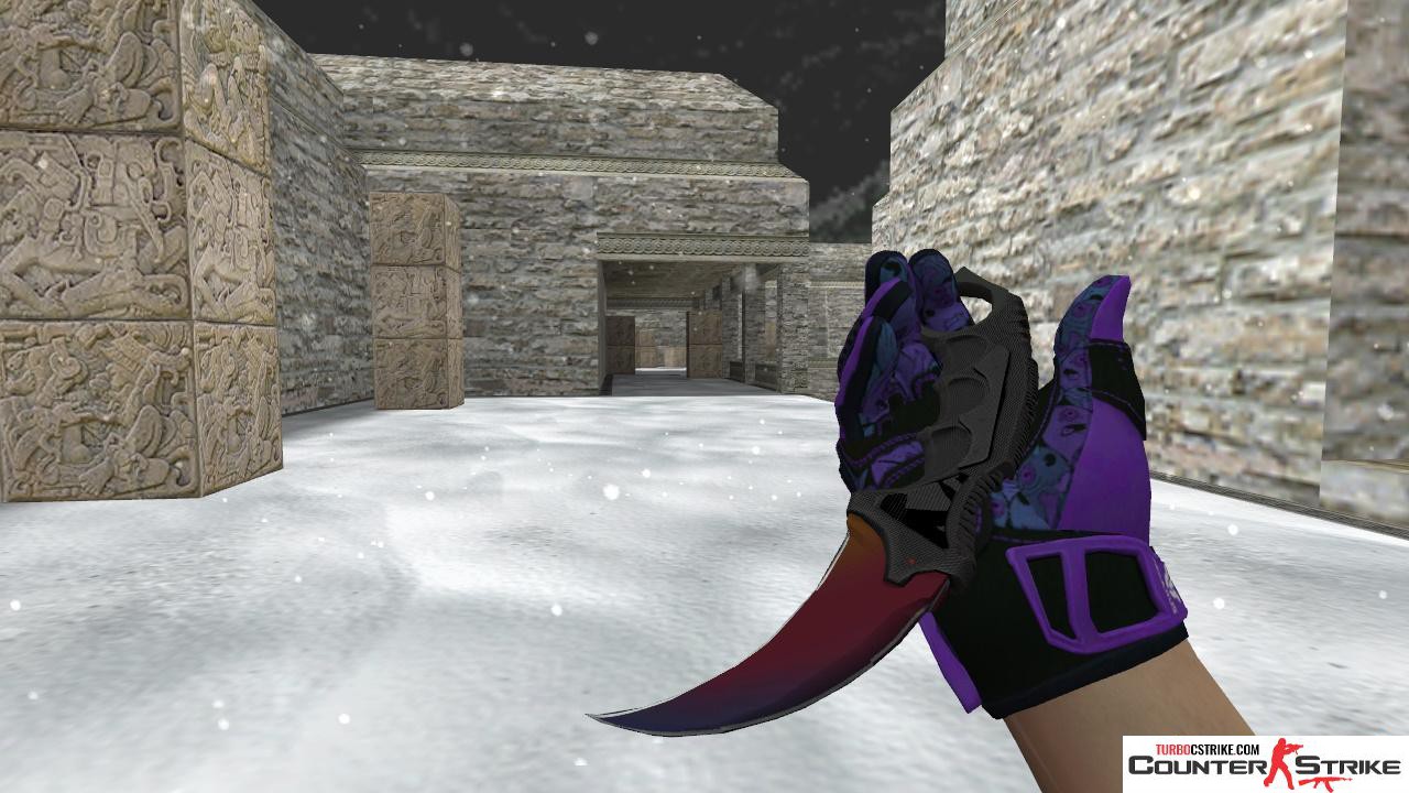 Модель ножа HD «Karambit - Fade» для CS 1.6