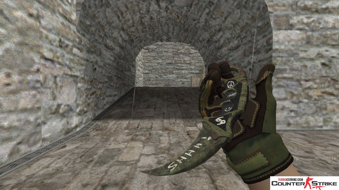 Модель ножа HD «Karambit - Flashback» для CS 1.6