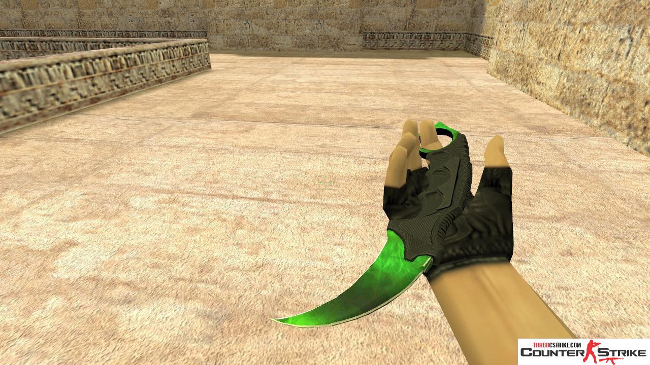 Модель ножа HD «Karambit - Gamma Doppler» для CS 1.6