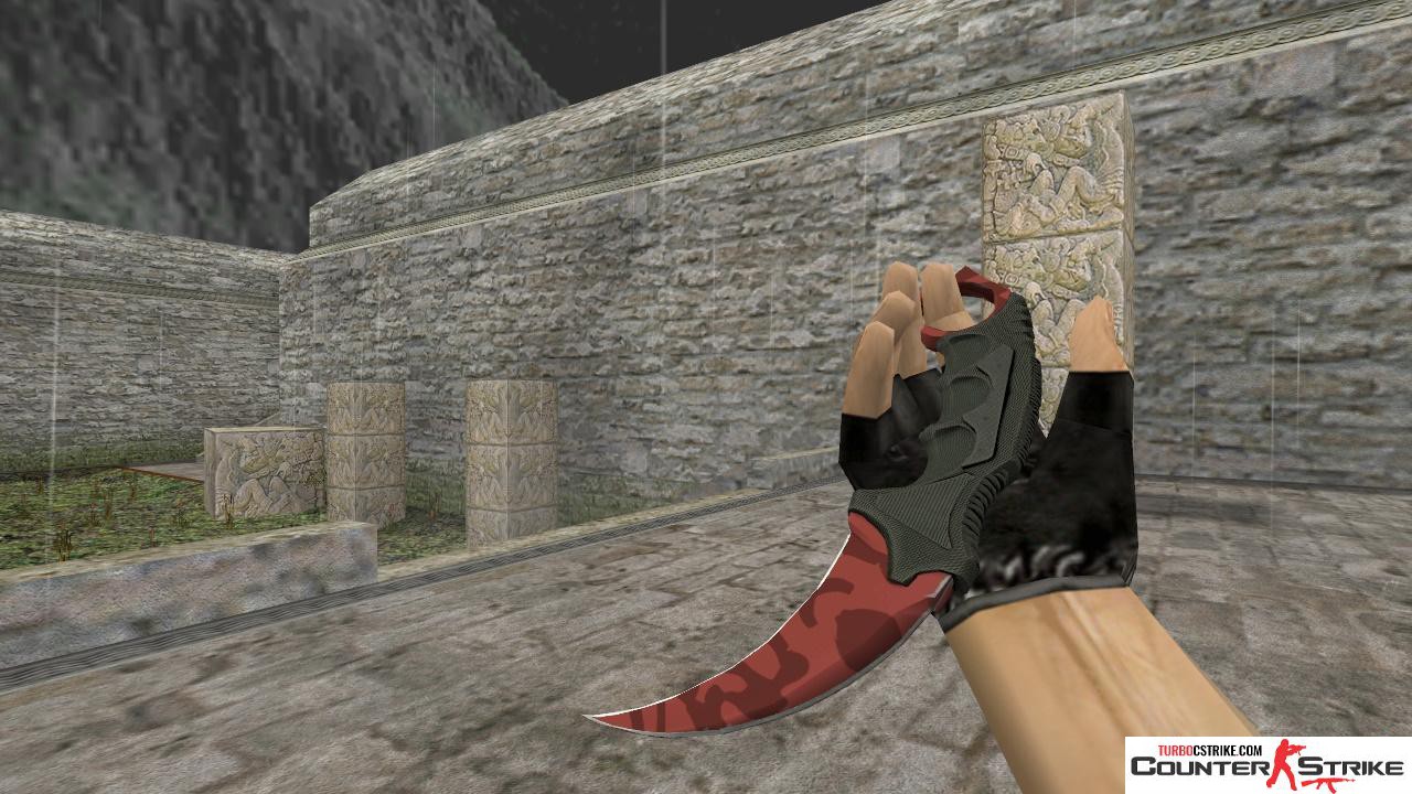 Модель ножа HD «Karambit - Slaughter» для CS 1.6