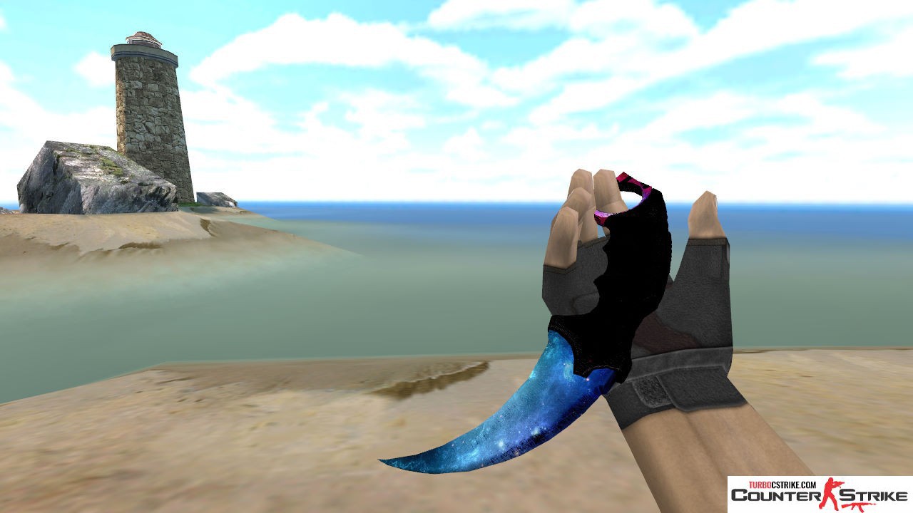 Модель ножа HD «Karambit - Space» для CS 1.6
