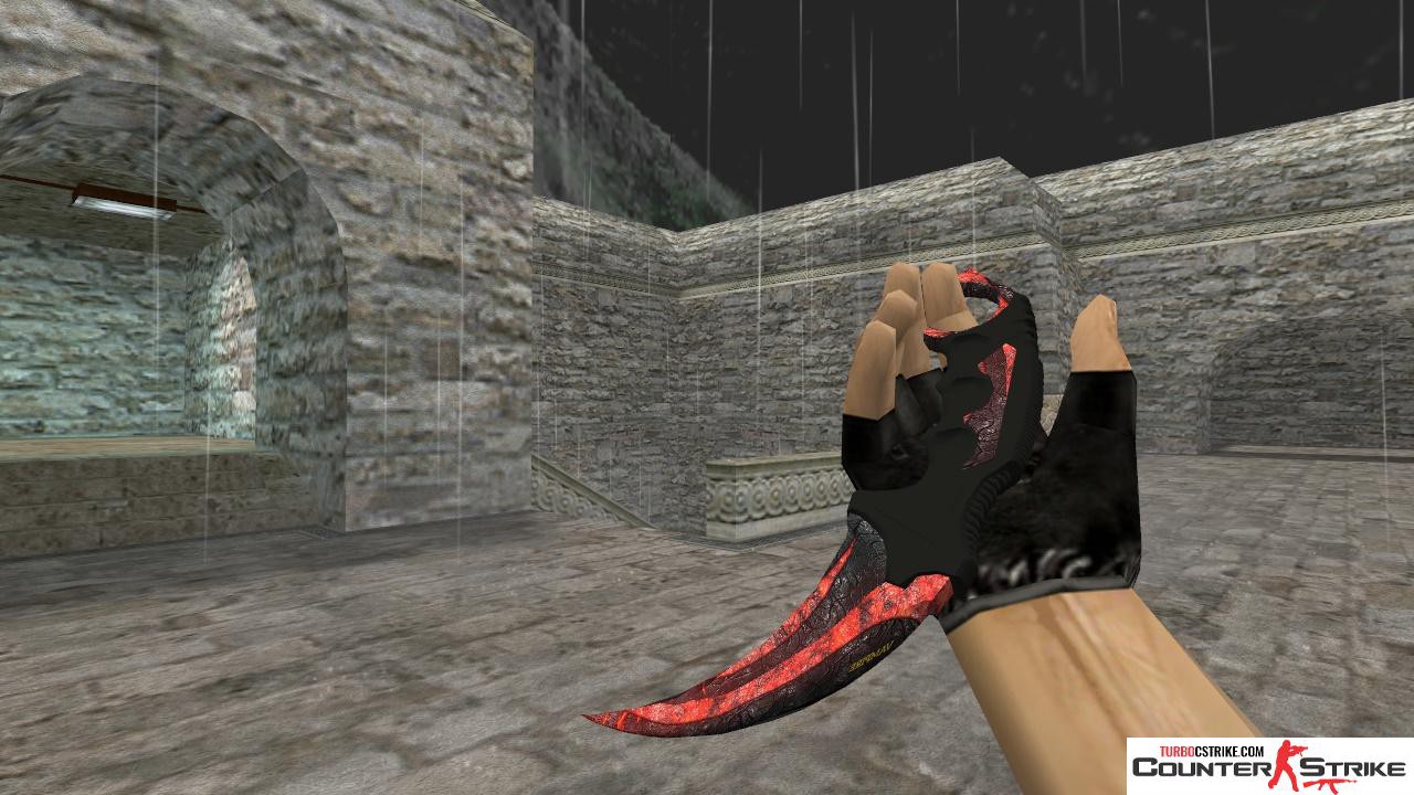 Модель ножа HD «Karambit - Vampire» для CS 1.6