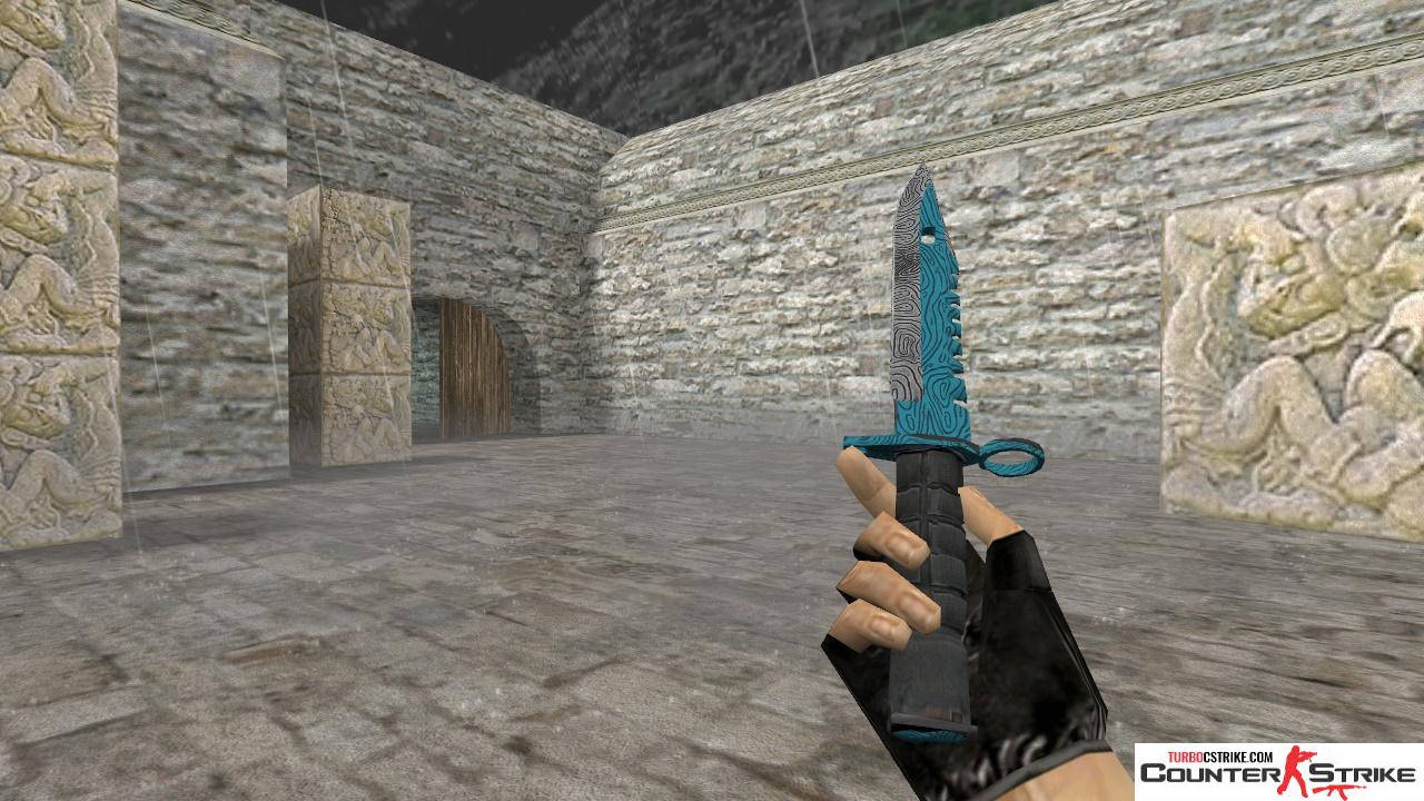 Модель ножа HD «M9 Bayonet - Bark Beetle» для CS 1.6