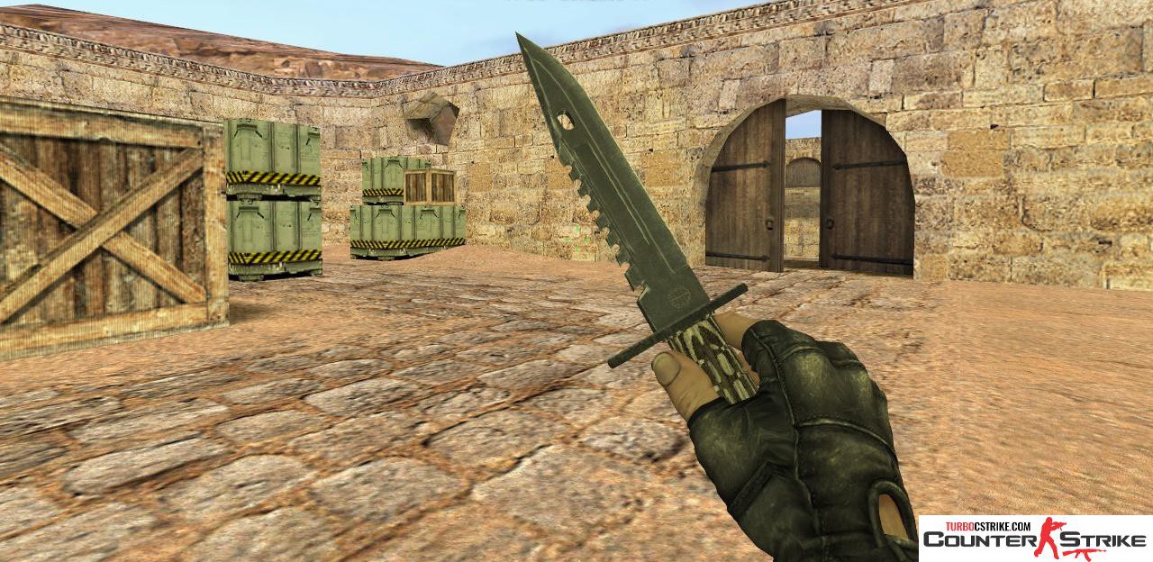 Модель ножа HD «M9 Bayonet - Black Laminate» для CS 1.6