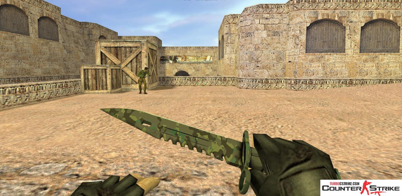 Модель ножа HD «M9 Bayonet - Boreal Forest» для CS 1.6