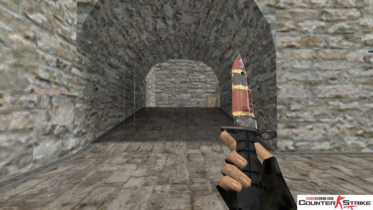 Модель ножа HD «M9 Bayonet - BS Snake» для CS 1.6