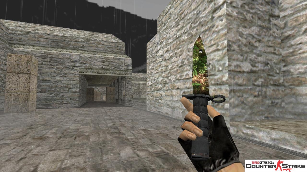 Модель ножа HD «M9 Bayonet - Fury of Apollo» для CS 1.6