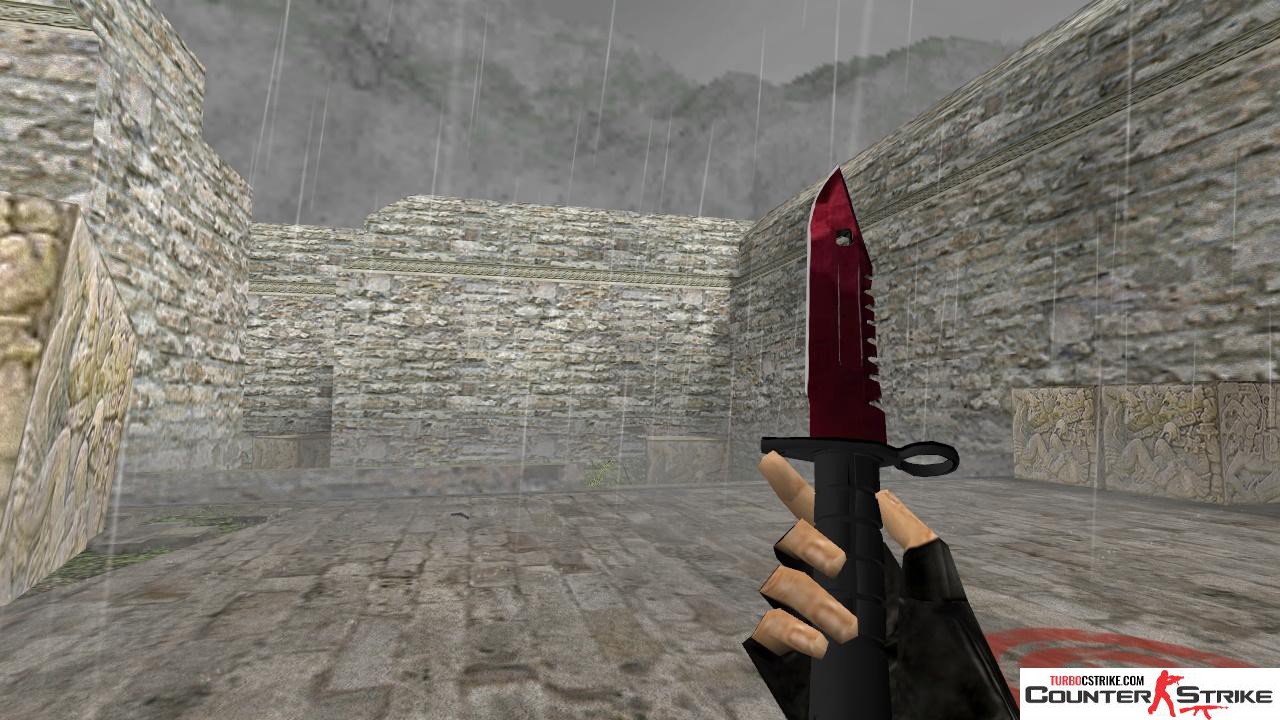 Модель ножа HD «M9 Bayonet - Gamma Doppler Ruby» для CS 1.6
