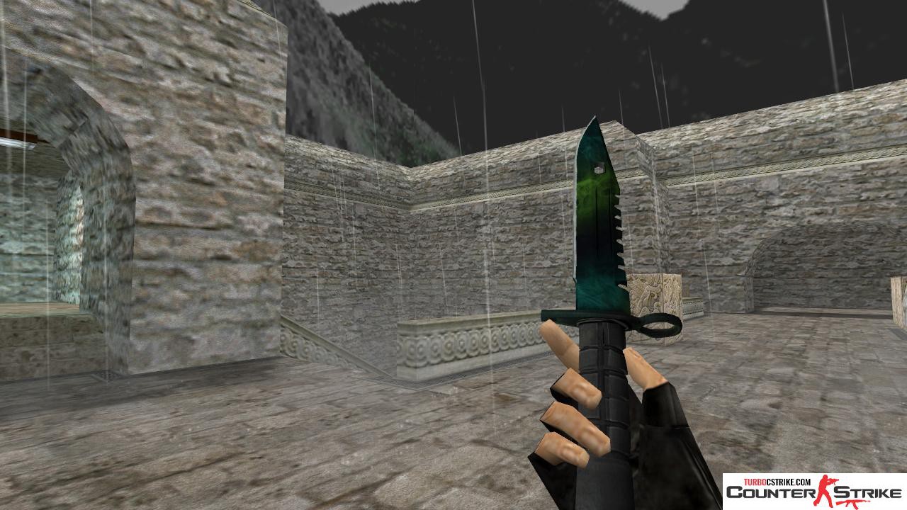 Модель ножа HD «M9 Bayonet - Gamma Doppler» для CS 1.6