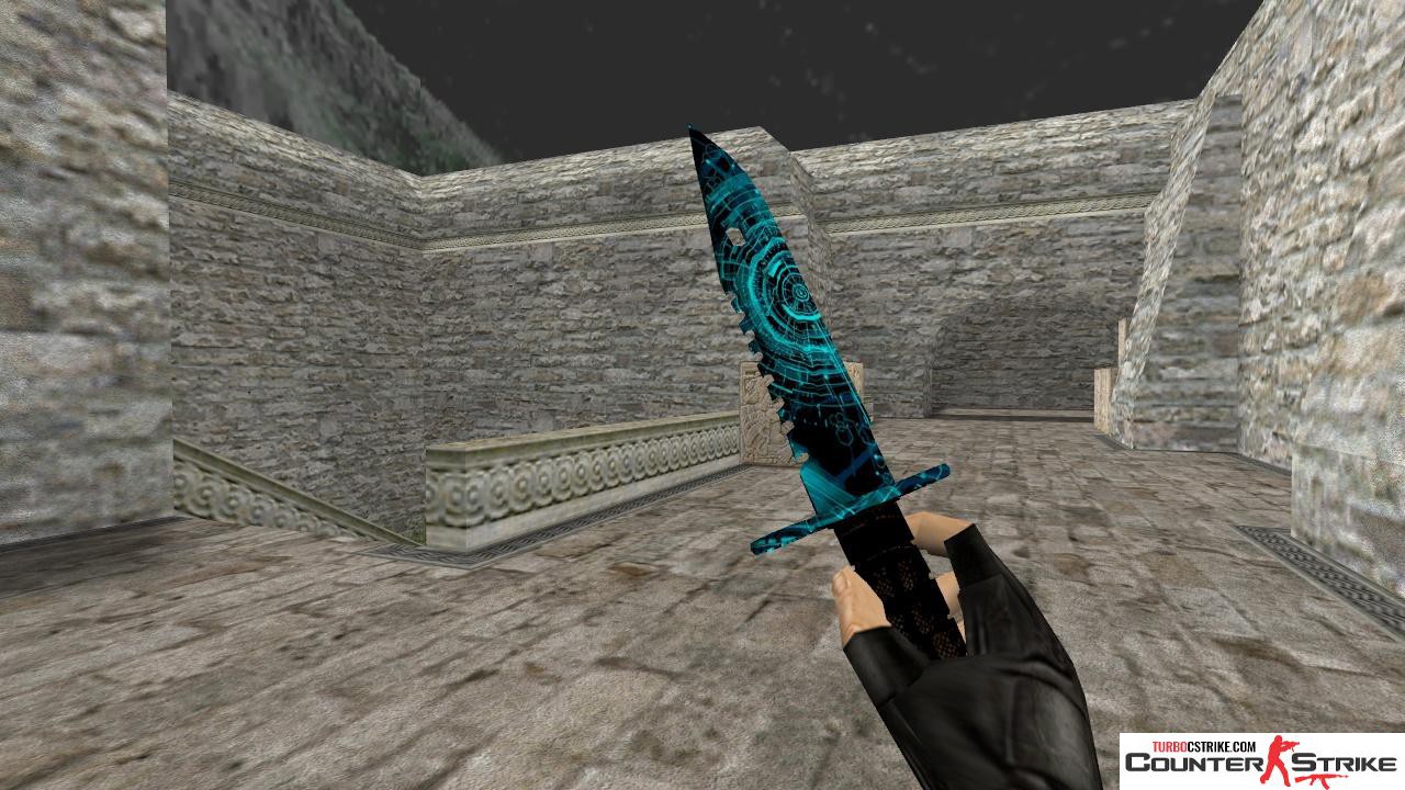 Модель ножа HD «M9 Bayonet - Splinter» для CS 1.6