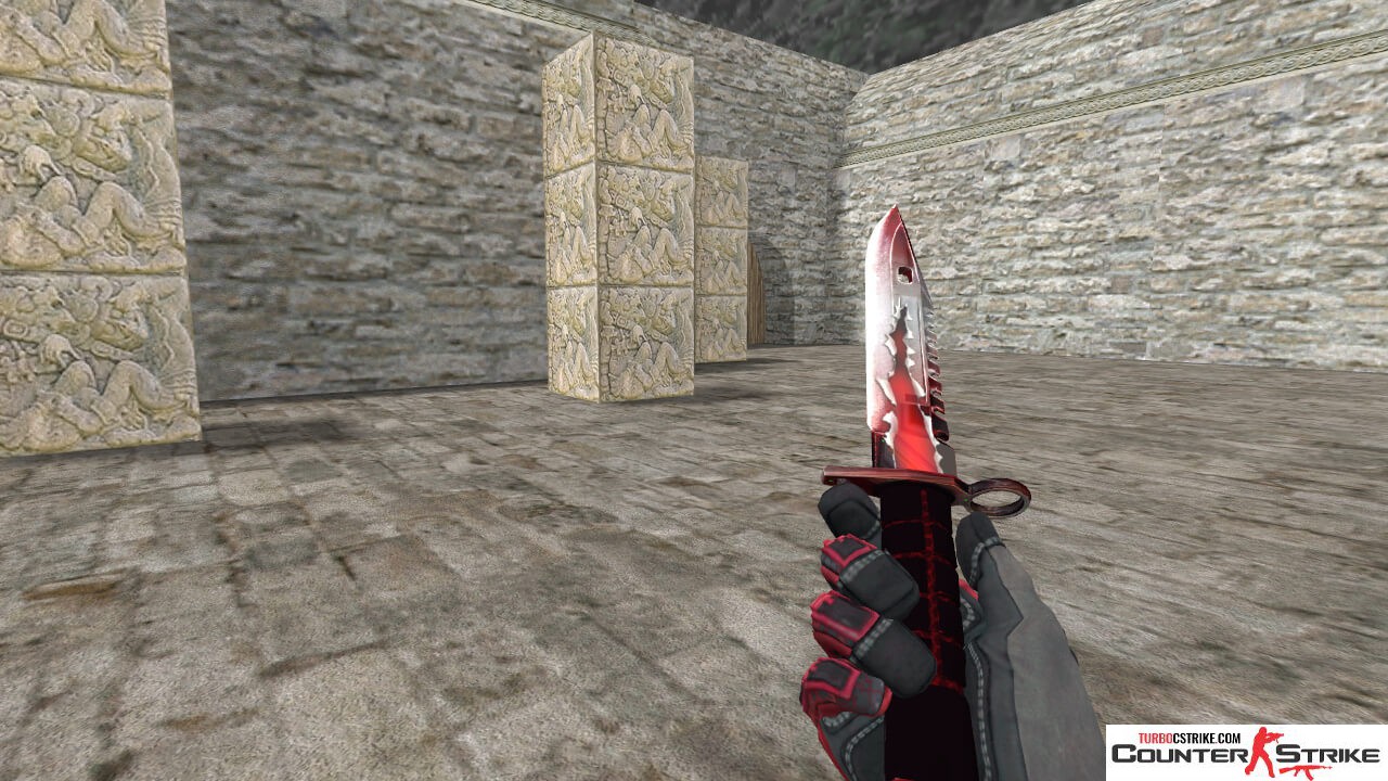 Модель ножа HD «M9 Bayonet - Split» для CS 1.6