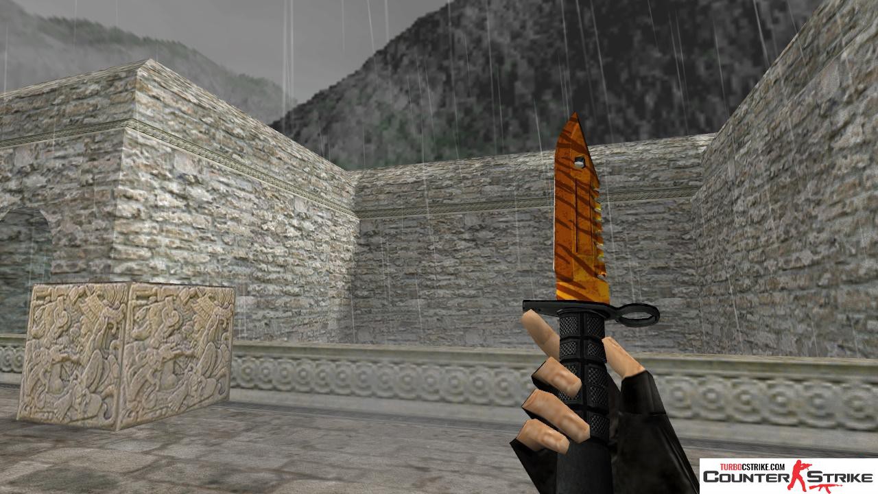 Модель ножа HD «M9 Bayonet - Tiger Tooth» для CS 1.6