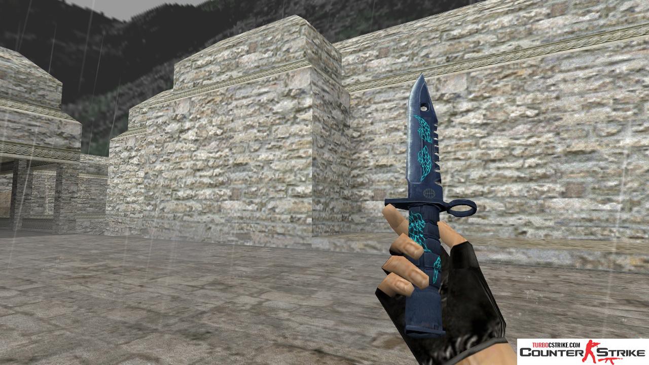 Модель ножа HD «M9 Bayonet - Tigerstrike» для CS 1.6