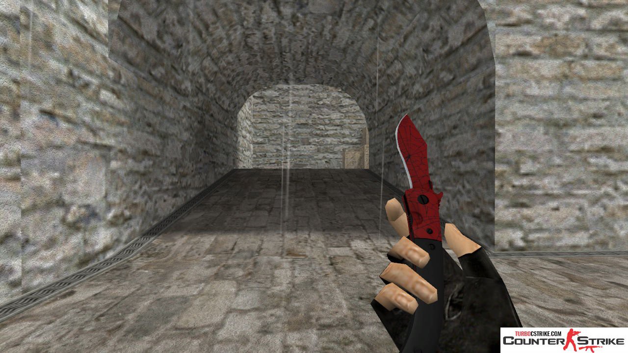 Модель ножа HD «Navaja - Crimson Web» для CS 1.6