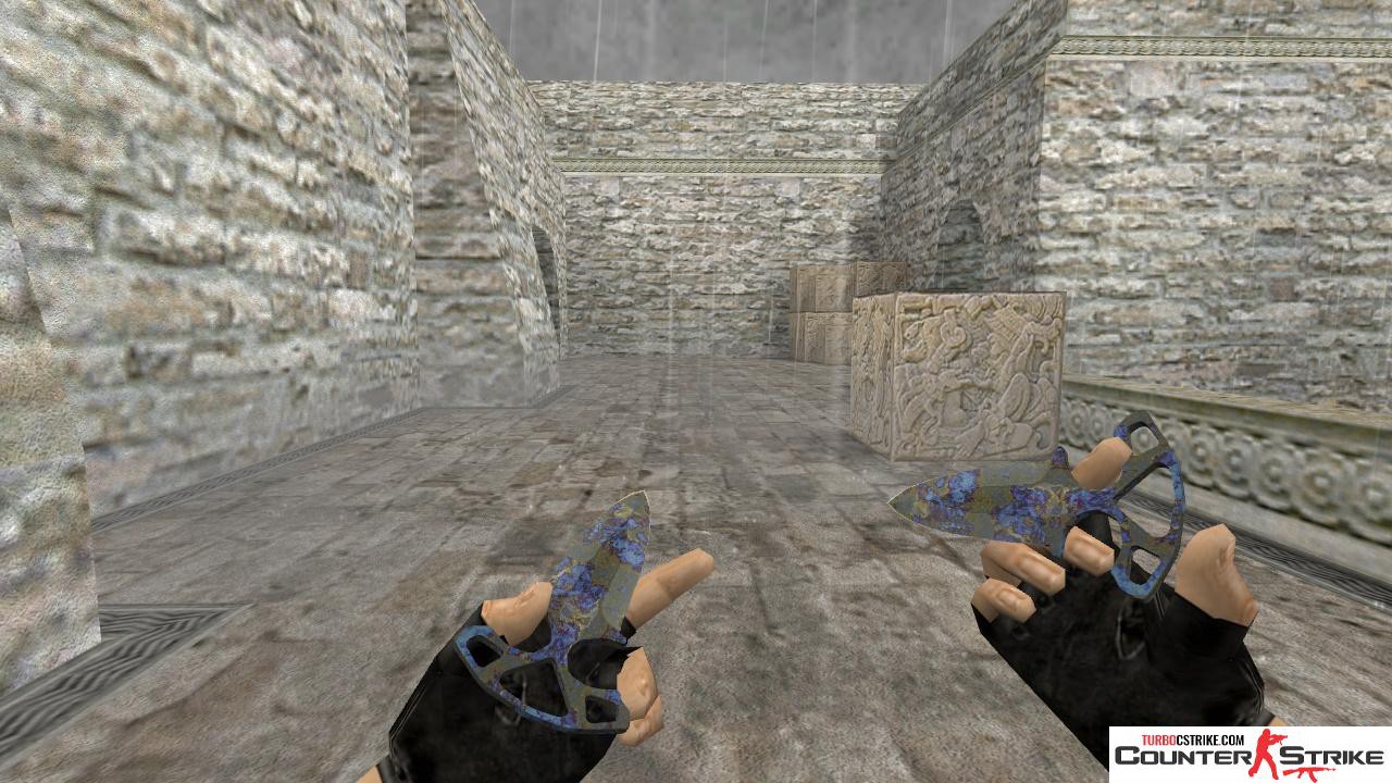 Модель ножа HD «Shadow Daggers - Case Hardened» для CS 1.6