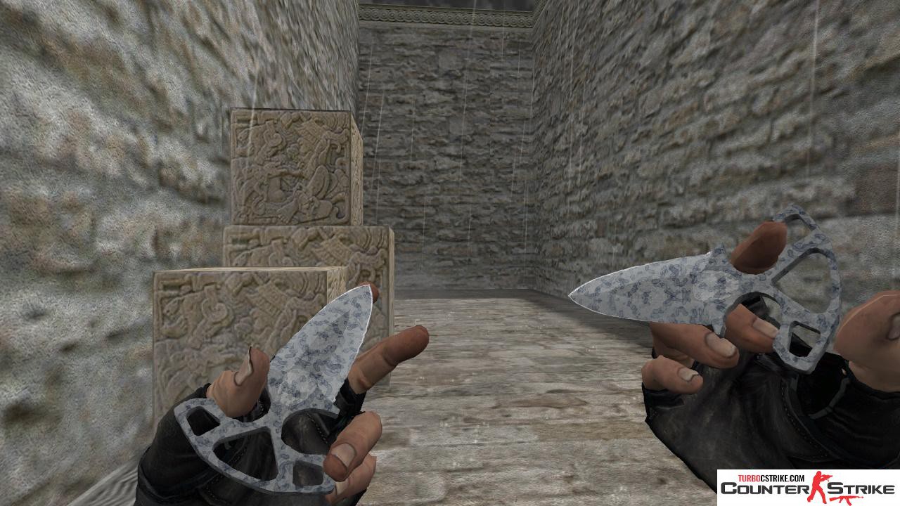 Модель ножа HD «Shadow Daggers - Stained» для CS 1.6