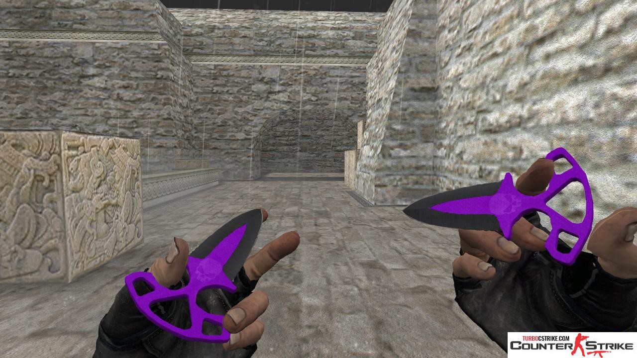 Модель ножа HD «Shadow Daggers - Ultraviolet» для CS 1.6