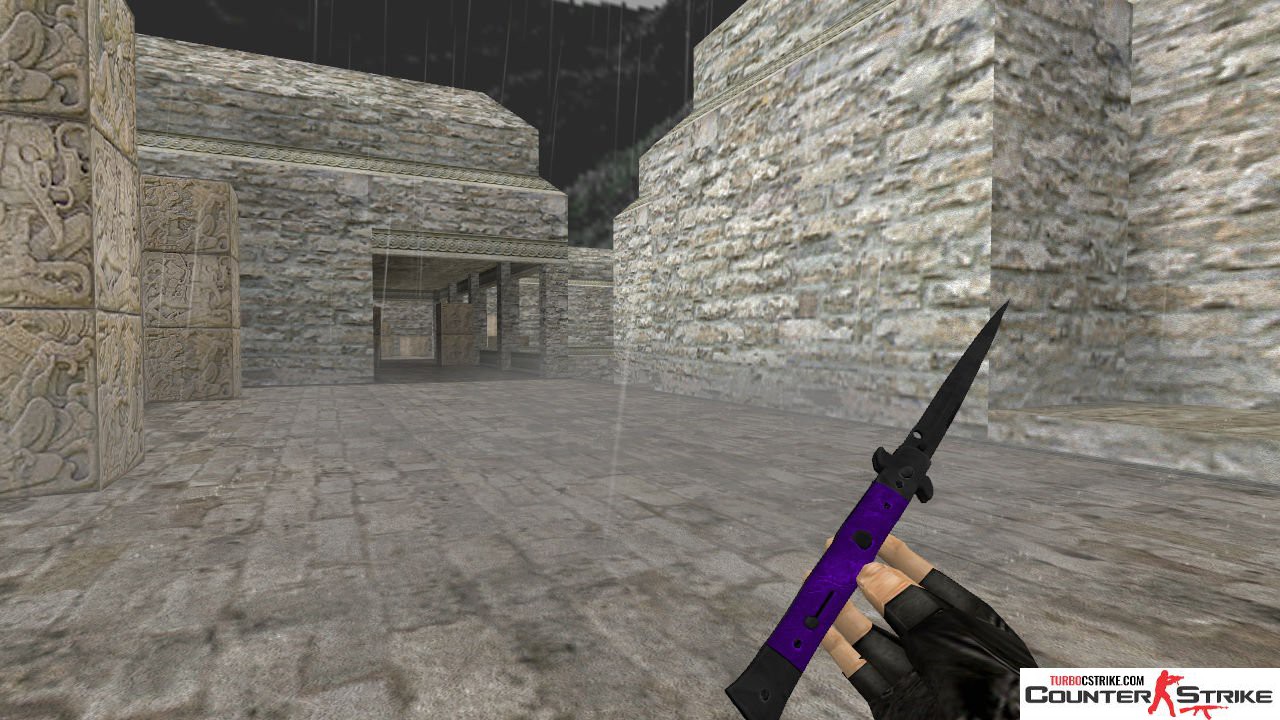 Модель ножа HD «Stiletto Knife - Ultraviolet» для CS 1.6