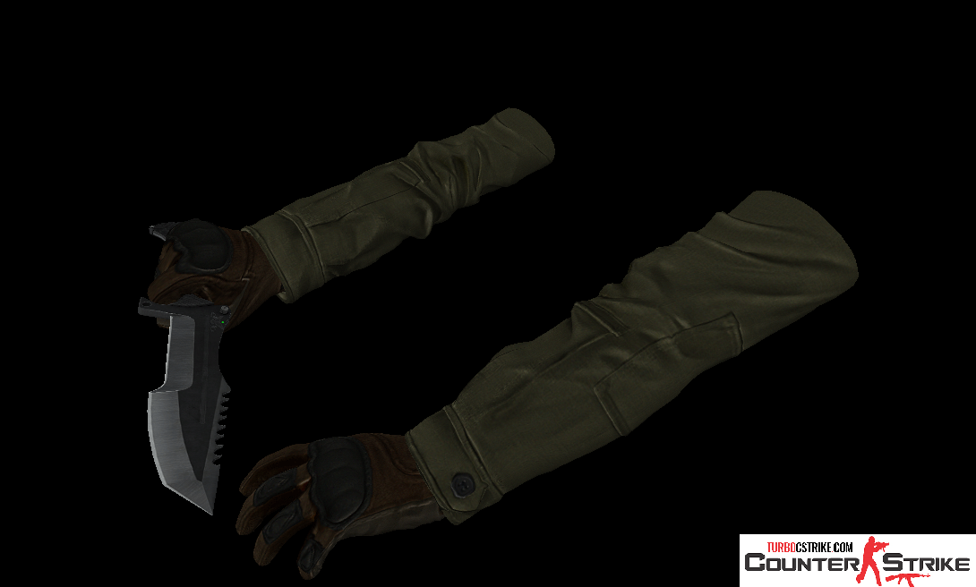 Модель ножа «Huntsman из CSGO» для CS 1.6