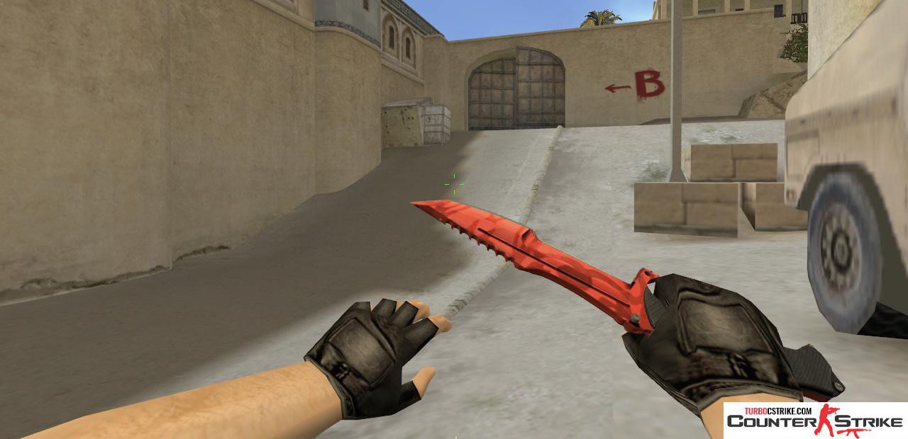 Модель ножа «Huntsman - Slaughter» для CS 1.6