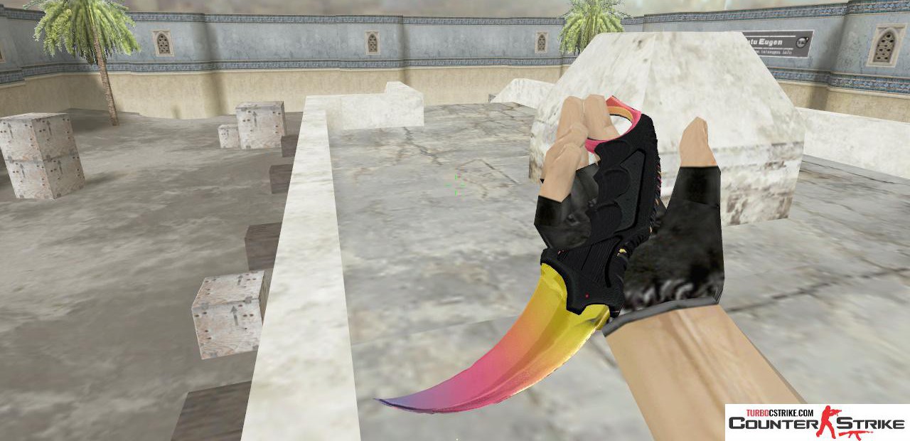 Модель ножа «Karambit - Fade» для CS 1.6