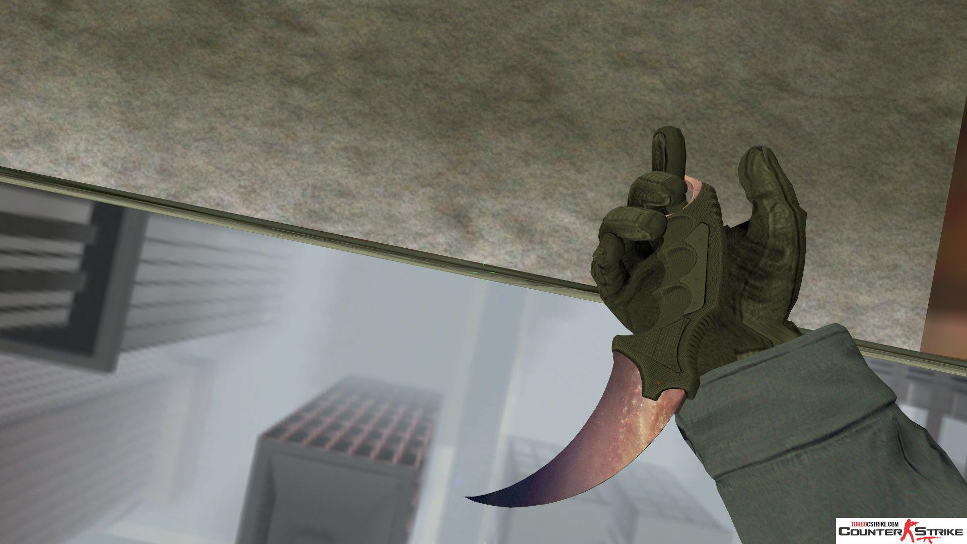 Модель ножа Karambit «Galaxy» для CS 1.6