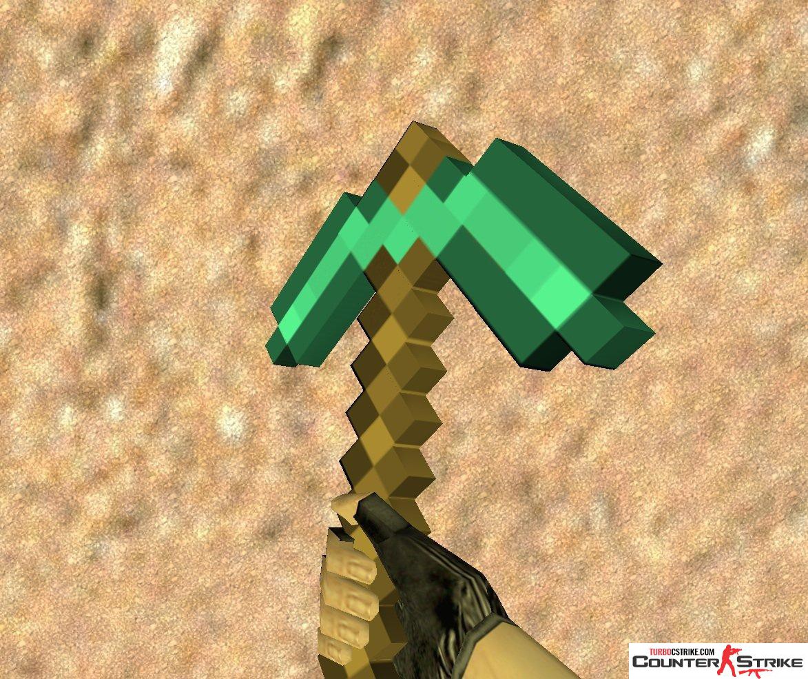 Модель ножа «кирка из Minecraft» для CS 1.6