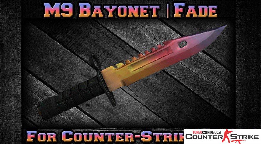 Модель ножа «M9 Bayonet - Градиент» для CS 1.6