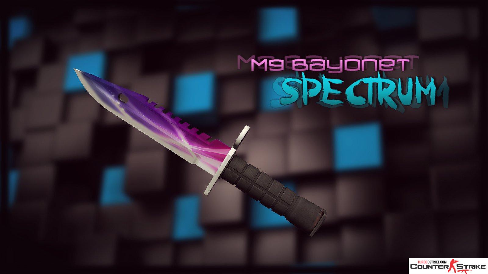 Модель ножа «M9 Bayonet - Spectrum» для CS 1.6