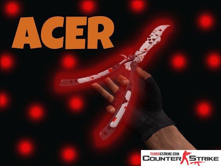 Модель ножа «Нож-бабочка - Acer» для CS 1.6