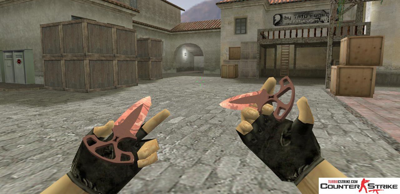 Модель ножа «Shadow Daggers - Slaughter» для CS 1.6