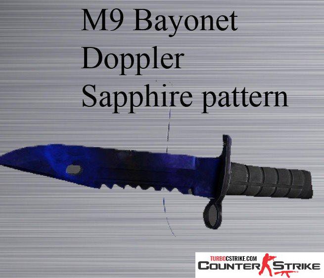 Модель ножа «Штык-нож M9 - Doppler» для CS 1.6