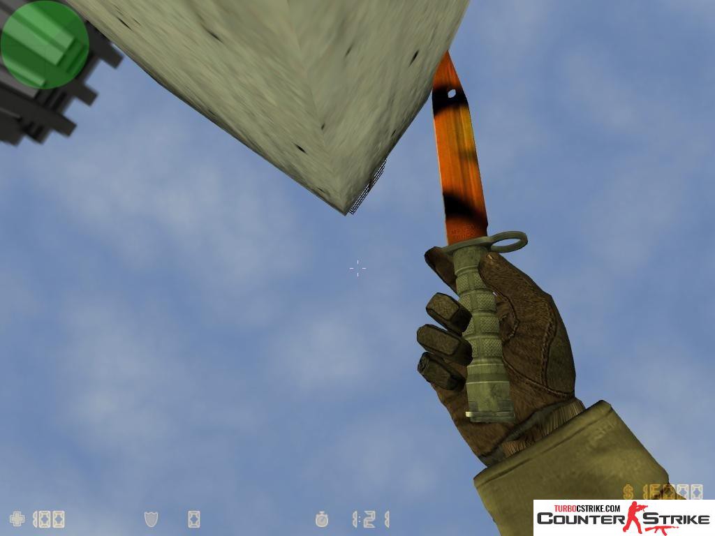 Модель ножа «Штык-нож M9 - Маскировка тигра» для CS 1.6