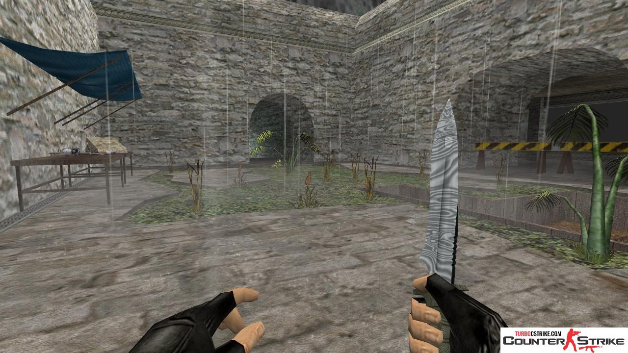 Стандартная модель ножа «Damascus Steel» для CS 1.6