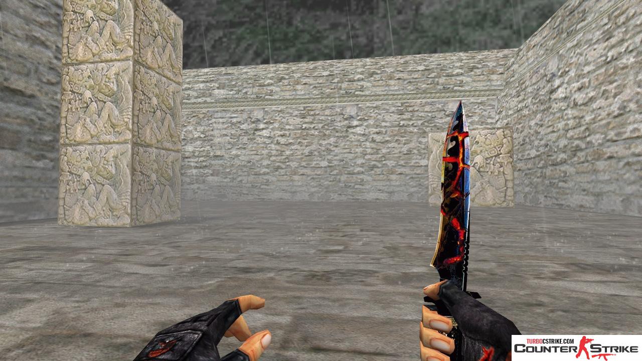 Стандартная модель ножа «Fire» для CS 1.6